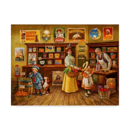 Lee Dubin 'Colors In The Shop' Canvas Art,18x24